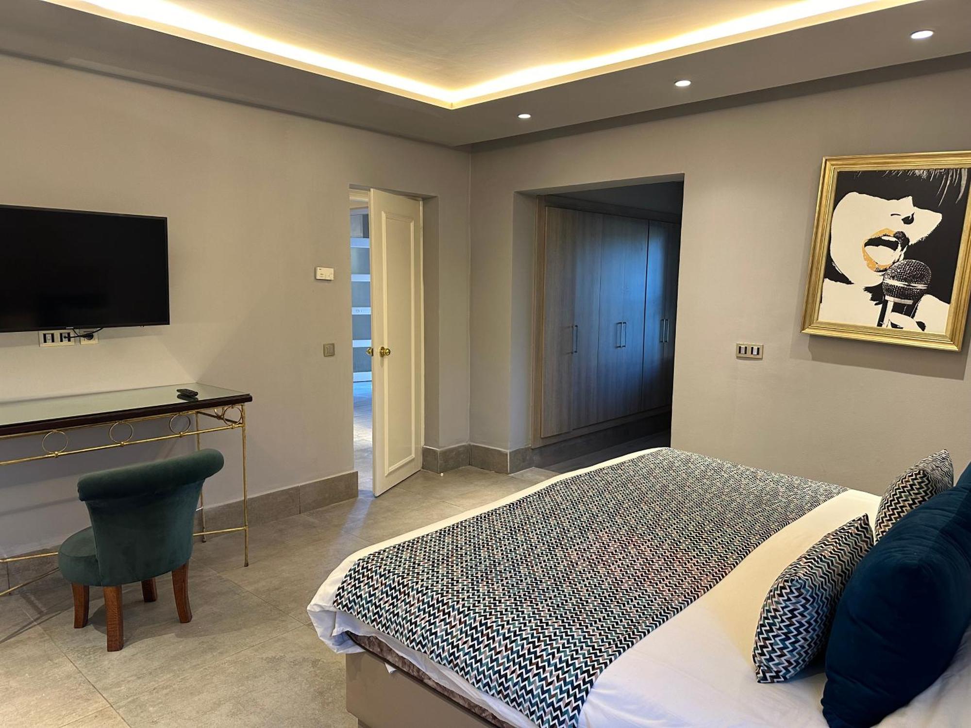 Penthouse Cosy Avec Piscine Privee Aparthotel El-Marsza Kültér fotó